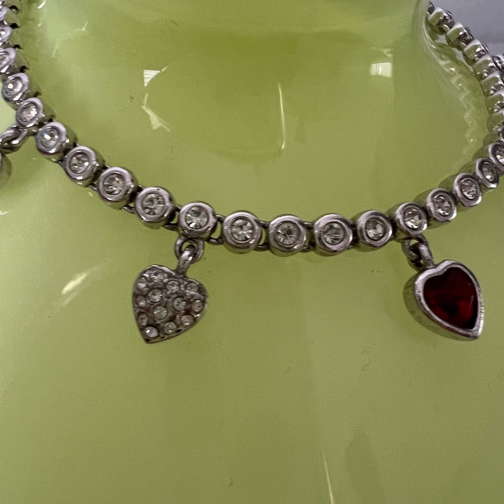 Sterling Heart Charm Bracelet